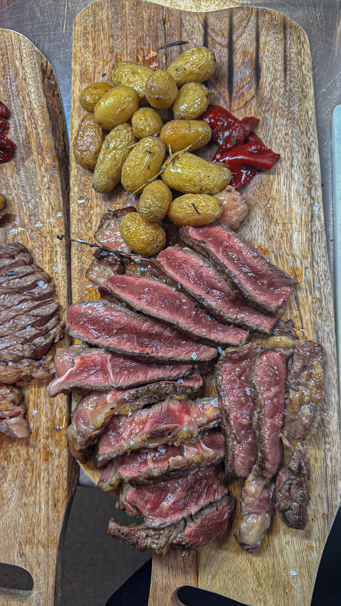 Tabla de chuletón madurado a la brasa